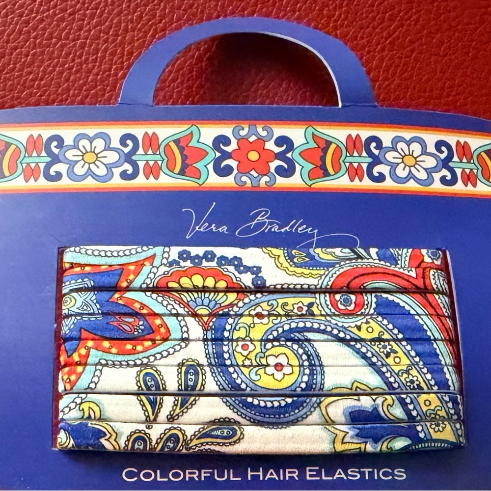 Vera Bradley Multicolor Paisley Hair Elastics